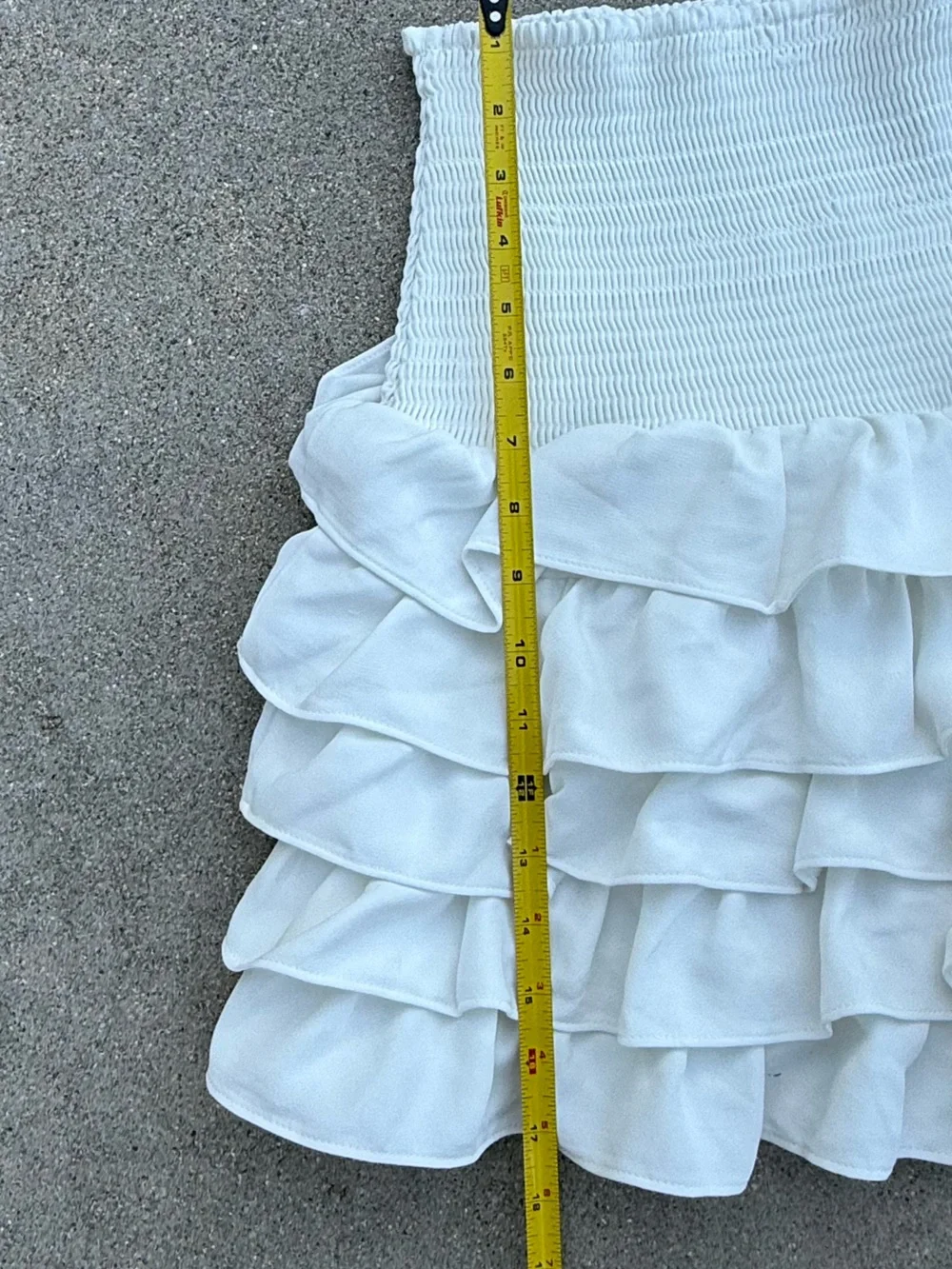 LoveShackFancy white ruffled